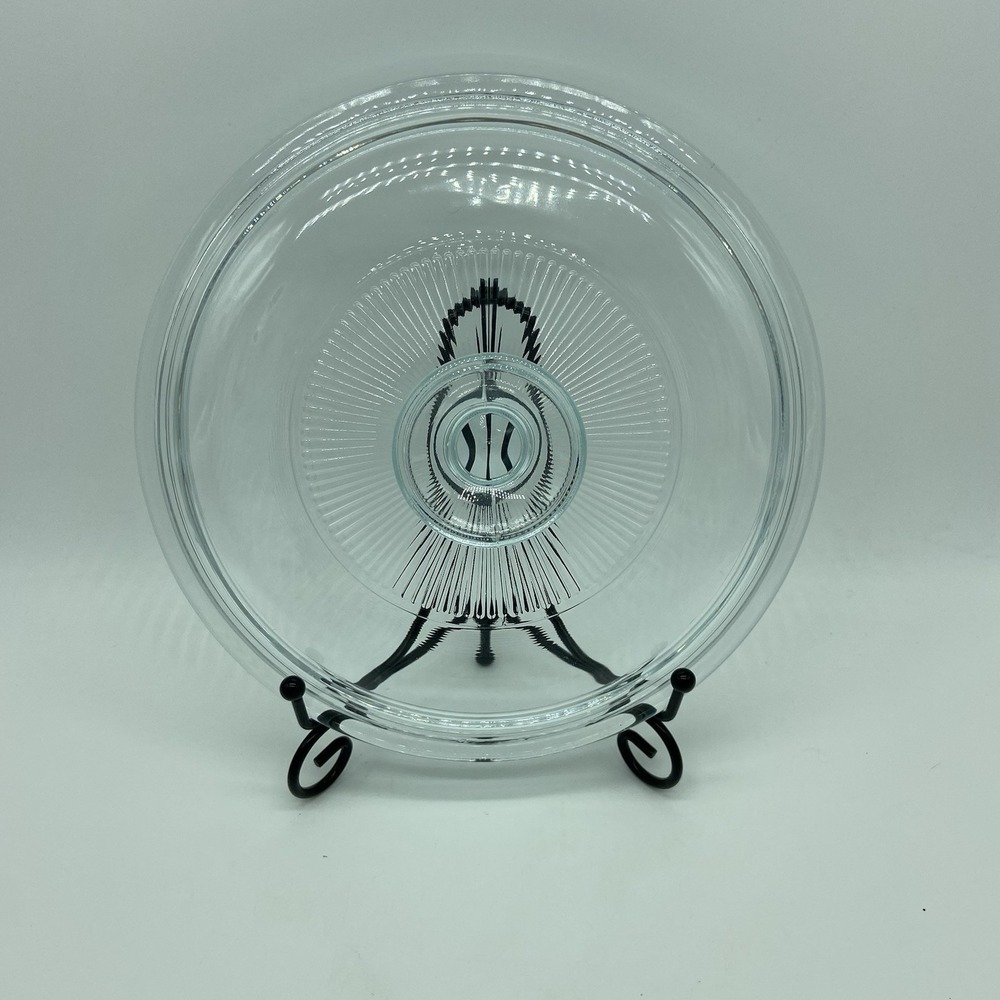 Pyrex G5C‎ Corningware Ribs Ribbed Replacement Lid Only 7.5"  Glass Blue Tint